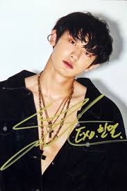 Park chanyeol was born in seoul, south korea. Hand Signed Exo Park Chanyeol Autographed Photo Love Shot 5 7 122018a Cards Invitations Aliexpress