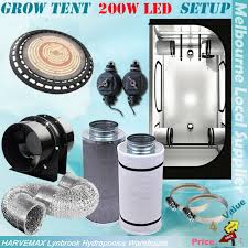 Inside your hydroponic grow closet, you will need to keep a hydroponic reservoir, which is basically a small water tank or a reservoir upon which you will be keeping your plants. Grow Tent Setup Hydroponics 6 Ventilation Kit Ufo Led 200w Grow Light Combo Ebay