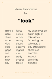 More Synonyms For Look Writing Tips In 2020 Writing Words Essay Writing Skills Book Writing Tips