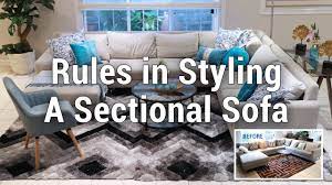 Different sectional sofa pieces are typically described as either left facing or right facing, depending on their orientation. Rules In Styling A Sectional Sofa Mf Home Tv Youtube