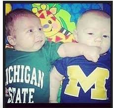 Junior Red Make Michigan Our Bichigan Ohio Funny State Sports Parody  T-Shirt Tee