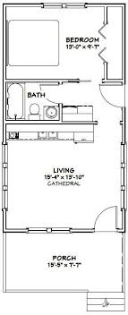 Full set of drawings to start construction. 16x30 Tiny House 16x30h5 480 Sq Ft Excellent Floor Plans Tiny House Floor Plans Tiny House Plans Cabin Floor Plans