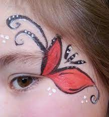Vlinder Schminken Maquillaje De Fantasia Infantil Maquillaje Carnaval Infantil Pintura Para Cara Ninos