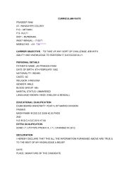 Also interested in exploring new fields of employment.lays out and fits pipe. Iti Fitter Fresher Resume Template Free Download Free Pdf Books
