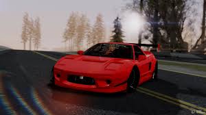 *working rearview mirror *correct mountpoint brakelight,reverse light and exhaust *5 bodykit (exhaust and splitter) *paintable and livery mode *spoiler. Honda Nsx R Rocket Bunny For Gta San Andreas