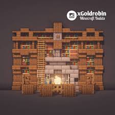 Goldrobin Minecraft Builder On Instagram Here Is A Bookshelf Design Tutorial For You Follow Xgold In 2020 Minecraft Minecraft Interior Design Minecraft Buildings