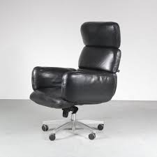 Knoll desk chair in contrasting saddle leather and suede. Otto Zapf Desk Chair For Knoll International Usa 1970 154049