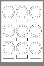 Pin By Ewa Marcinek On Pomysa Y Math Clock Worksheets Blank Clock Clock Worksheets Blank Clock Faces Blank Clock
