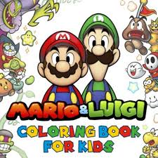 Racer luigi is ready to race. Mario Luigi Coloring Book Coloring Book For Kids Aged 3 9 Buy Online In Andorra At Andorra Desertcart Com Productid 193649534