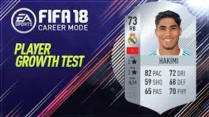 Achraf hakimi fifa 20 rating | fifa ratings. Fifa 18 Achraf Hakimi Growth Test Youtube