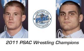 Huskies Finish Second at PSAC Wrestling Championships
