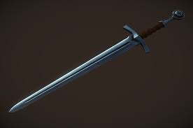 A Medieval Sword By Polycount User Low Seb Weapon Concept Art Sword Design Swords Medieval