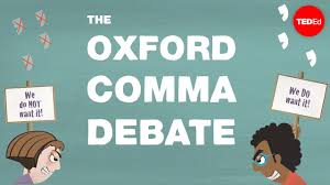 Interested in working with us? Grammar S Great Divide The Oxford Comma Ted Ed Youtube