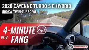 So the porsche's current problem isn't justification but relevance. 2020 Porsche Cayenne Turbo S E Hybrid Four Minute Fang Pov Youtube
