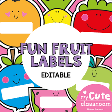 This Packet Is Included In An 8 Pack Bundle Find It Here These Fun Colorful Fruit Labels And Perfect For Ma Fruit Labels Classroom Labels Classroom Name Tags