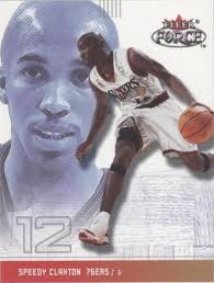 2001-02 Ultra Philadelphia 76ers Basketball Card #54 Speedy Claxton