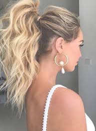 Christine george is a master hairstylist, colorist, and owner of luxe parlour, a premier boutique salon based in the los angeles, california area. Glamorous Wedding Hair Hair Hairstyle Wedding Hairstyle Ponytail Curly Hair Beach Wa Ponytail Hairstyles Easy Glamorous Wedding Hair Ponytail Hairstyles