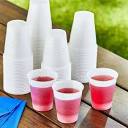 Great Value All Purpose Disposable Plastic Cups, Clear, 5 oz, 100 ...
