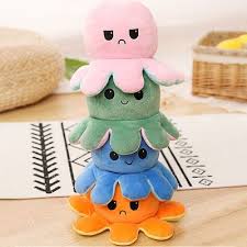 Shiyao 100pcs Double Sided Flip Octopus Plush Toy Reversible Stuffed Animals Doll Marine Life Toys Christmas Halloween Gifts Pink Walmart Com Octopus Plush Octopus Stuffed Animal Animal Plush Toys