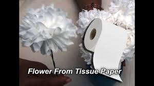 Frogs are a great spring project and this one certainly is fun to make. Diy Flower From Toilet Tissue Paper Jk Arts 009 Youtube