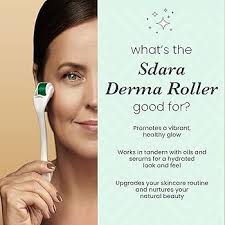 Amazon.com: Sdara Skincare Derma Roller Microneedling Roller for Face