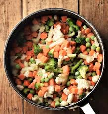 Vegetable soup made with frozen vegetables. Simple Chunky Vegetable Soup Everyday Healthy Recipes
