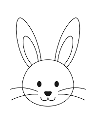Face painting ideas for kids bunny 1 2 3 using a damp sponge, dab white paint on the cheeks and above the eyebrows in a bunny ear shape. How To Draw Lean Step Rabbit Face Drawing For Beginners Bunny Coloring Pages Easter Bunny Colouring Easter Drawings