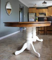 After the final coat of stain has thoroughly dried, apply polyurethane according to the manufacturer's instructions. Diy Refinish An Old Oak Table Dining Table Makeover Diy Dining Table Kitchen Table Oak