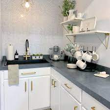 I share how to install vinyl marble hexagon removeable tile. Wallpops Herringbone Carrara Marble Farmhouse Peel And Stick Etsy Marble Backsplash Kitchen Kitchen Backsplash Peel And Stick Peel N Stick Backsplash