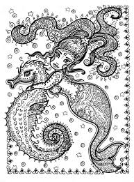 150 simple mandala coloring pages. Printable Coloring Page Sea Horse And Mermaid You Download And Etsy In 2021 Mermaid Coloring Pages Horse Coloring Pages Sea Horse Coloring Pages