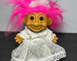 Vintage Russ Troll Dolls Sports Outfits Choose The One You Love (E) Wedding  Bride Ring Bearer