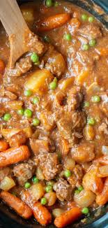 Slow Cooker Beef Stew The Magical Slow Cooker Recipe Stew Meat Recipes Slow Cooker Beef Stew Beef Stew Recipe