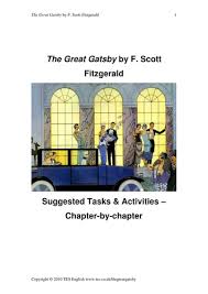 He was trying to forget about something sad that happened in the past (which is daisy). The Great Gatsby Chapter By Chapter Activities Teaching Resources