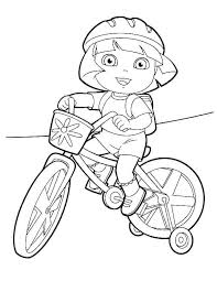 Check out the following collection of motorcycle coloring pages that contains several. Coloring Pages Dora On Dirt Bike Coloring Page