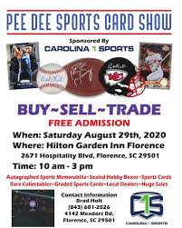 Sports card & collectables show. Pee Dee Sports Card Show Home Facebook