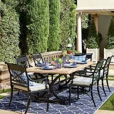 Carlisle Dining In Onyx Finish Frontgate Patio Teak Outdoor Outdoor