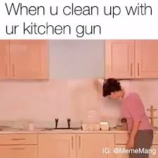 Derek bum kitchen gun greenscreen. Kitchen Gun 9gag