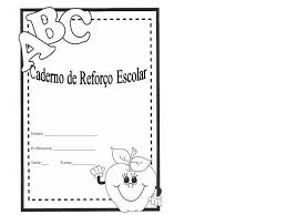 Capa Caderno Infantil Em 2020 Cadernos Escolares Calendario Semanal Caderno