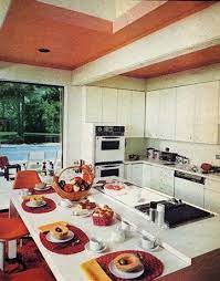 Design ideas for a contemporary living room in melbourne with grey walls and grey floor. Cottage Kitchens Kitchens Of The 1970s