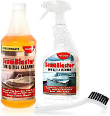 This disinfectant spray helps kill 99.9% of mold and mildew in the home. Forcefield Scumblaster Bathroom Cleaner Bundle Industrial Strength Tile And Grout Cleaner Shower Soap Scum Remover Quickly Remove Hard Water Stains Mold And Mildew And Even Rust Stains Amazon Co Uk