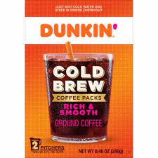Dunkin donuts cold brew coffee with cream and sugar. Dunkin Donuts Cold Brew Coffee Packs 8 46 Oz Pick N Save