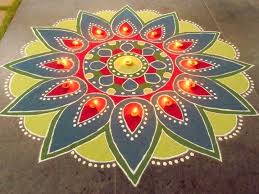 Informations about my ideas notebook pin you can easily use my profile to examine different pin types. Award Winning Rangoli Designs For Diwali With Diya Flower Themes Rangoli Designs Big Rangoli Designs Simple Rangoli Designs Images