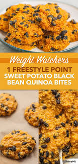 Sweet Potato Black Bean Quinoa Bites Recipe Quinoa Bites Super Healthy Snacks Light Recipes