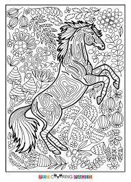 / 9+ realistic horse coloring pages. Free Printable Horse Coloring Page Available For Download Simple And Detailed Versions For Adults And Kids Ausmalen Ausmalbilder Bilder