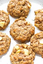 Easy Chewy Apple Oatmeal Cookies Recipe In 2020 Oatmeal Cookies Easy Oat Cookie Recipe Apple Cookies Recipes