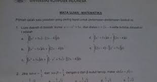 Disini aku ambil jurusan manajemen jadi aku tidak tahu ya ini soalnya sama atau tidak dengan jurusan lain. Contoh Soal Tes Masuk Universitas Swasta Jurusan Akuntansi
