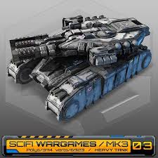 Scifi Heavy Tank Mk3 3d Model Sci Fi Tank Future Tank Tanks Military