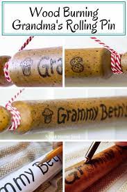 Wooden Rolling Pin Decor Easy Wood Burning Project Rolling Pin Crafts Upcycled Crafts Upcycle