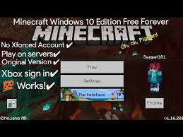 Free premium minecraft account & password list of 2018. How To Get Minecraft Windows 10 Edition Free 2021 No Crack 100 Working No Account Minecraft Win10 Youtube