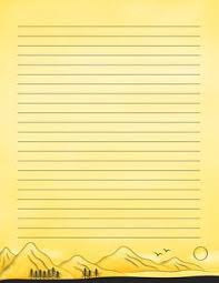 Printable lined writing paper elementary free with borders. Stationery Borders 2 Adult